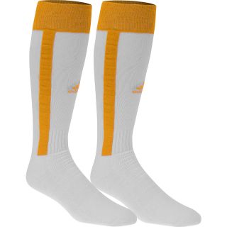 adidas Rivalry Baseball Stirrup Socks   2 Pack   Size Small, White/gold
