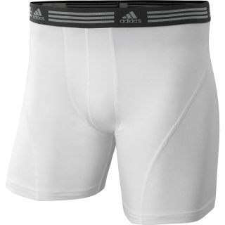 adidas Mens Athletic Stretch 5 Inch Boxer Briefs, 2 Pack   Size Xl, White