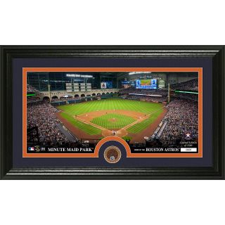 The Highland Mint Houston Astros Infield Dirt Coin Panoramic Photo Mint