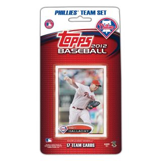 Topps 2012 Philadelphia Phillies Official Team Baseball Card Set of 17 Cards