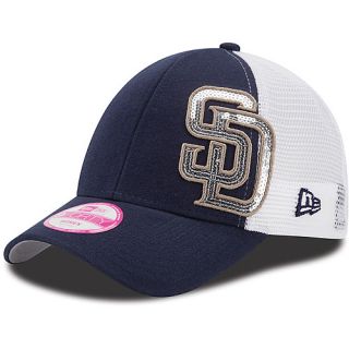 NEW ERA Womens San Diego Padres Sequin Shimmer 9FORTY Adjustable Cap   Size