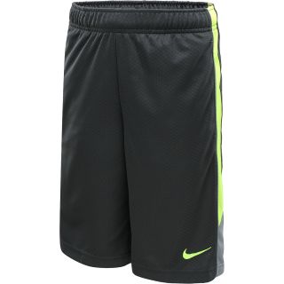 NIKE Boys Acceler8 Shorts   Size Small, Anthracite/volt