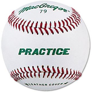 MacGregor 79P Leather Practice Baseball by the Dozen (MCB79PXX)