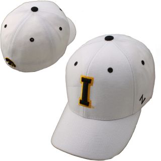 Zephyr Iowa Hawkeyes DH Fitted Hat   White   Size 7 5/8, Iowa Hawkeyes