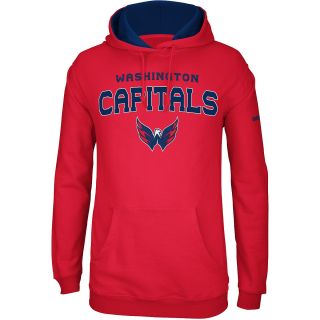 REEBOK Mens Washington Capitals Playbook Fleece Hoody   Size Large, Red