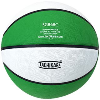 Tachikara Dual Color Rubber Basketball (28.5)   Assorted Colors, Pink/white