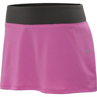 NIKE Womens Knit Running Skirt   Size Small, Club Pink/newsprint