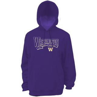 Classic Mens Washington Huskies Hooded Sweatshirt   Purple   Size Small,