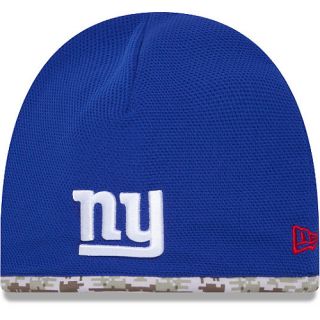 NEW ERA Mens New York Giants STS Camo Lining Tech Knit Hat, Royal