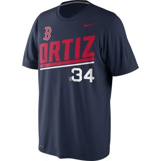NIKE Mens Boston Red Sox David Ortiz 2014 Dri FIT Legend Player Name And
