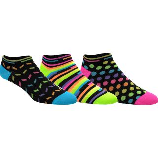 SOF SOLE Womens All Sport Lite No Show Socks   3 Pack   Size Medium, Dot/dash