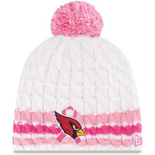NEW ERA Womens Arizona Cardinals Breast Cancer Awareness Knit Hat, Pink