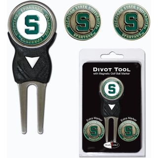 Team Golf Michigan State University Spartans 3 Marker Signature Divot Tool Pack