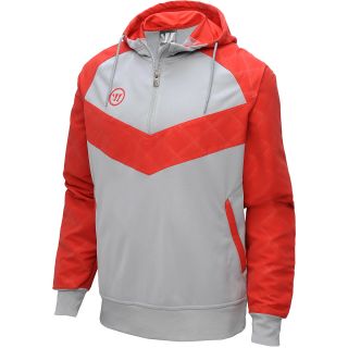 WARRIOR Mens Hybrid Anorak Pullover Hoodie   Size Large, Alloy