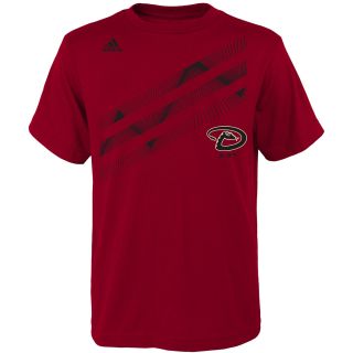 adidas Youth Arizona Diamondbacks Laser Field Short Sleeve T Shirt   Size Xl