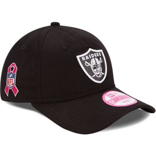 NEW ERA Womens Oakland Raiders Breast Cancer Awareness 9FORTY Adjustable Cap,
