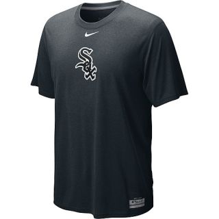 NIKE Mens Chicago White Sox AC Dri Fit Logo Legend Short Sleeve T Shirt   Size