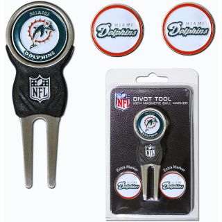 Team Golf Miami Dolphins 3 Marker Signature Divot Tool Pack (637556315458)