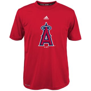 adidas Youth Los Angeles of Angels of Anaheim ClimaLite Team Logo Short Sleeve