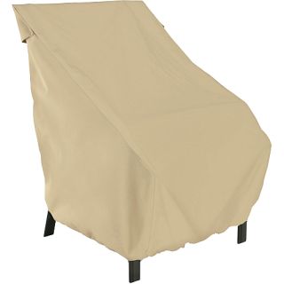 Classic Accessories Terrazzo Patio Chair Cover   Size High Back, Tan (58932)