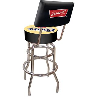 Coors Banquet Padded Bar Stool with Back (CO1100)