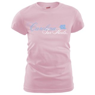 MJ Soffe Womens North Carolina Tar Heels T Shirt   Soft Pink   Size Medium,