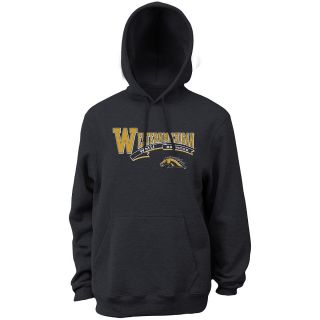 Classic Mens Western Michigan Broncos Hooded Sweatshirt   Black   Size Small,