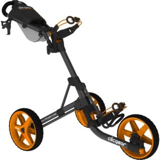 Clicgear 3.5+ Push Cart, Charcoal/orange (CGC352 CORG)