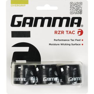 Gamma Rzr Tac Overgrip, Black (ARZTO 10)