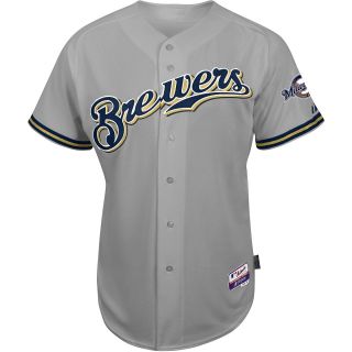 Majestic Athletic Milwaukee Brewers Blank Authentic Road Cool Base Jersey  