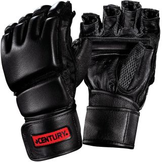 Century Mens Leather Wrap Gloves with Clinch Strap   Size Medium/large