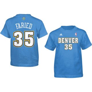 adidas Youth Denver Nuggets Kenneth Faried Name And Number T Shirt   Size Xl,