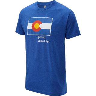 AKSELS Mens Grown Locally Colorado Short Sleeve T Shirt   Size Large, Royal