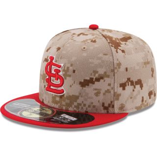 NEW ERA Mens St. Louis Cardinals Memorial Day 2014 Camo 59FIFTY Fitted Cap  