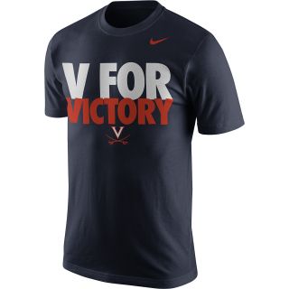 NIKE Mens Virginia Cavaliers Select Sun Short Sleeve T Shirt   Size Xl, Navy