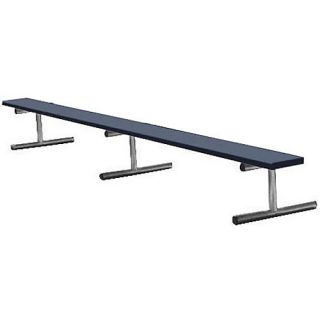 Sport Supply Group 15 Permanent Bench Without Back   Size 15 Foot, Red