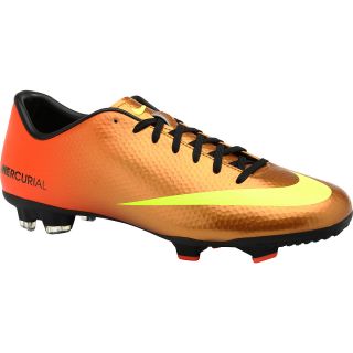 NIKE Mens Mercurial Victory IV FG Soccer Cleats   Size 12, Sunset/volt