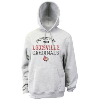 Classic Mens Louisville Cardinals Hooded Sweatshirt   Oxford   Size XL/Extra