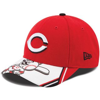 NEW ERA Youth Cincinnati Reds Visor Dub 9FORTY Adjustable Cap   Size Youth, Red