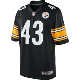 NIKE Mens Pittsburgh Steelers Troy Polamalu Limited Jersey   Size Medium,