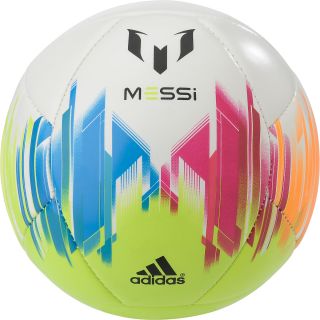 adidas Messi Soccer Ball   Size 3, White/solar