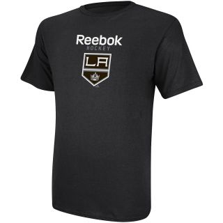 REEBOK Mens Los Angeles Kings Primary Logo Short Sleeve T Shirt   Size Medium,