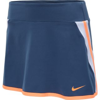 NIKE Womens New Border Tennis Skirt   Size XS/Extra Small, Squadron Blue/white