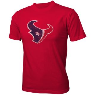 NFL Team Apparel Youth Houston Texans Distressed Team Logo Short Sleeve T Shirt
