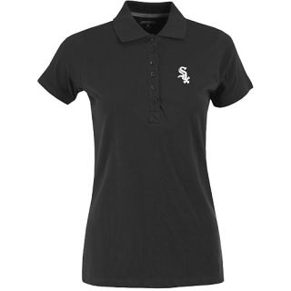Antigua Womens Chicago White Sox Spark 100% Cotton Washed Jersey 6 Button Polo