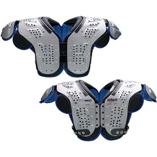 Schutt 02 Maxx Flex OL/DL Football Shoulder Pads   Size XXL/2XL, Gray/black