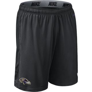 NIKE Mens Baltimore Ravens Dri FIT Fly Training Shorts   Size Medium,