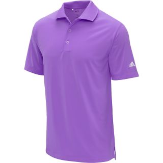 adidas Mens Solid Short Sleeve Golf Polo   Size Xl, Vivid Purple