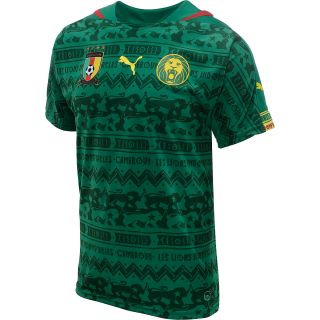 PUMA Mens Cameroon 2014 Home Replica Soccer Jersey   Size Xl, Green