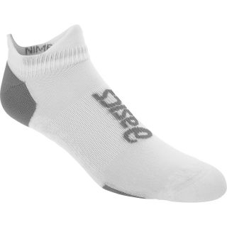 ASICS Nimbus Lo Cut Running Socks   Size Large, White/frost